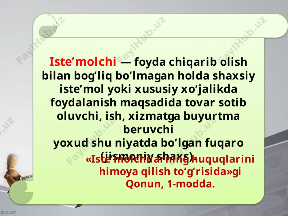 iste’molchilar huquqlari va majburiyatlari 10-sinf - Page 5