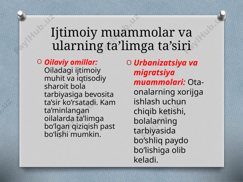 talim-tarbiyajarayonidagi ijtimoiy-pedagogik dolzarb muommolar - Page 3