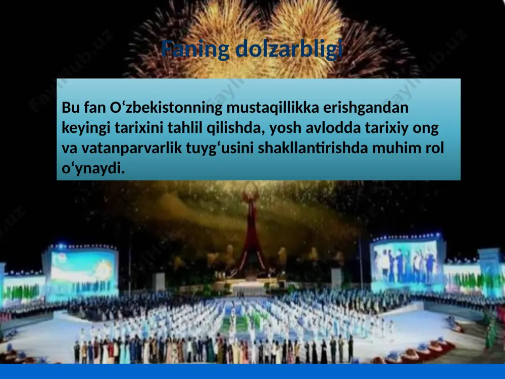 oʻzbekistonning eng yangi tarixi fanining maqsad va vazifalari - Page 3