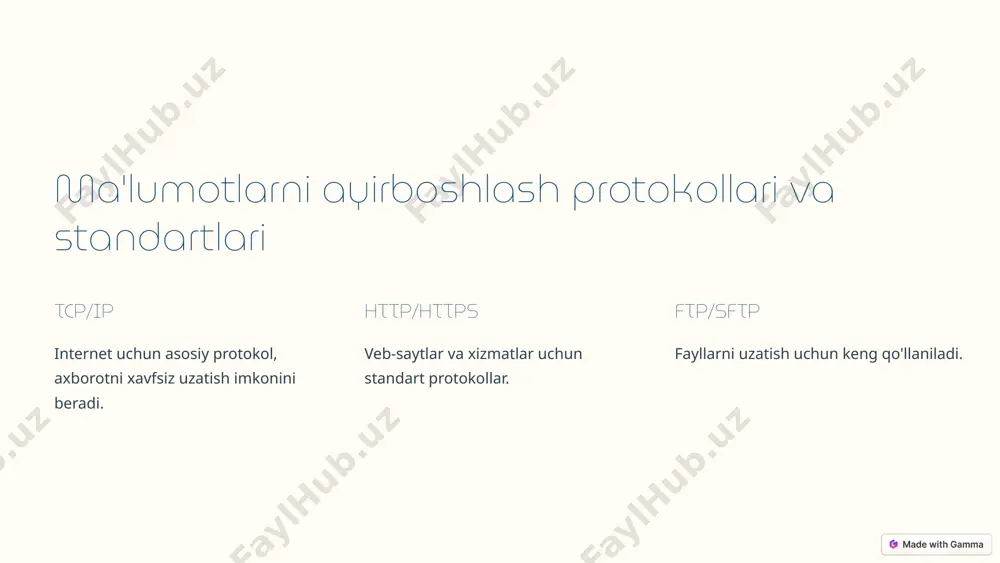 kommunikatsiya dasturlari qamrovi. maʼlumotlarni boshqarish dasturlari - Page 4