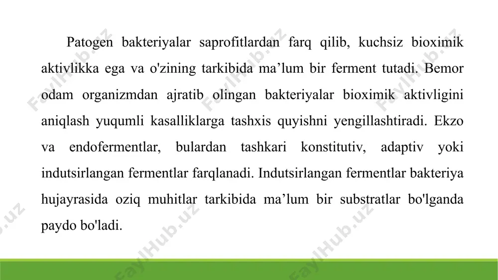 mikroorganizmlarning hayot faoliyatida ishlab chiqaradigan moddalari. taqdimot 11 bet. - Page 4