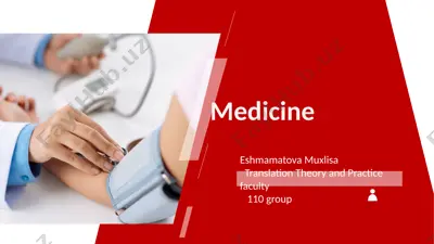 medicine — PPTX