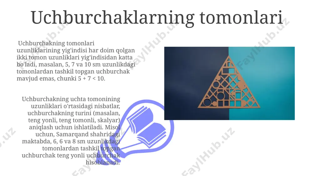 uchburchaklar va ularning xususiyatlari - Page 3