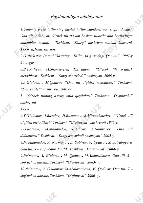 ona tilidan sinfdan tashqari ishlar. ona tili to’garagi va unga rahbarlik qilish - Page 5