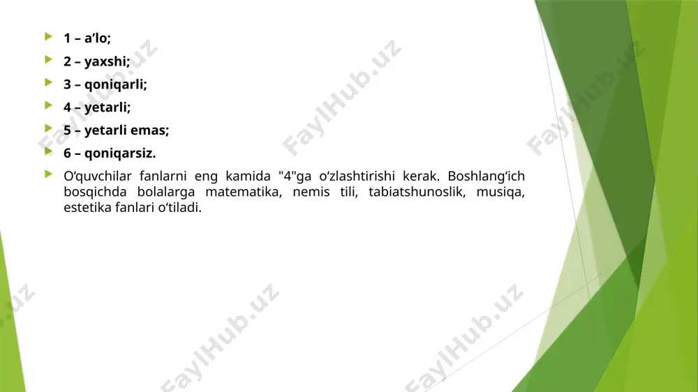 asuf rene dekart. olmon maktablarida ana shu naql oltin qoida sifatida qabul qilingan. pedagoglar birinchi navbatda o‘quvchining, hatto xato bo‘lsa-da, mustaqil fikri bo‘lishiga erishishni maqsad qiladi. taʼlim jarayoni esa ota-ona va o‘qituvchi o‘rtasidagi uzviy hamkorlikka tayanadi. aslzodalar orzu qilgan universitet germaniyada yevropaning boshqa davlatlariga qaraganda bepul oliy taʼlim olish imkoniyati ko‘proq. nodavlat jamg‘armalar hamda hukumat grantlari asosida xorijliklar ham nemis universitetlarida tahsil olishi mumkin. yuqorida taʼkidlaganimizdek, mahalliy gimnaziyalarni bitirib, ityozli shahodatnomani olgan yoshlar universitetlarga imtihonsiz kiradi. chet elliklar esa o‘qishga kirish uchun nemis tili bo‘yicha imtihondan o‘tadi. universitetlarda bakalavr bosqichi to‘rt yarim yilgacha, magistratura bir yildan to‘rt yilgacha, doktorantura ikki yildan besh yilgacha davom etadi. odatda, bakalavriat va magistratura talabalari o‘qish yakunida davlat imtihoni topshiradi va dissertatsiya himoya qiladi. talaba o‘qish uchun qishki yoki yozgi o‘quv mavsumini tanlash huquqiga ega. yozgi mavsum aprel-sentabr, qishkisi esa oktabr-mart oylarini o‘z ichiga oladi. germaniya geydelberg, kyoln, frayburg, tyubingen kabi qadimiy universitetlar vatani hisoblanadi. …