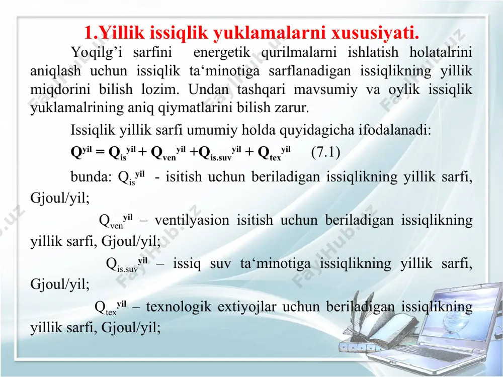 issiqlik yuklamasining davomiylik grafigi - Page 4