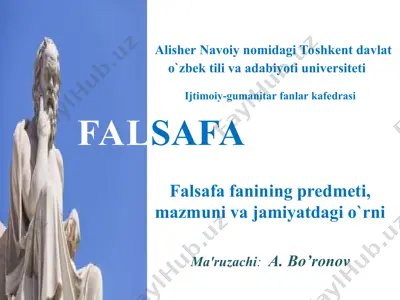 falsafa — PPT