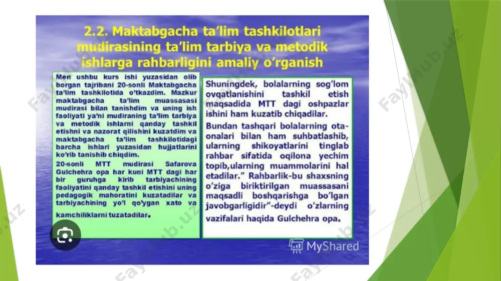 maktabgacha ta'lim tizimini takomillashtirish - Page 5