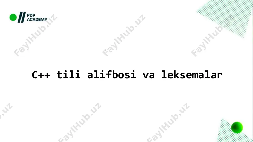 c++ da ma’lumot turlari - Page 3