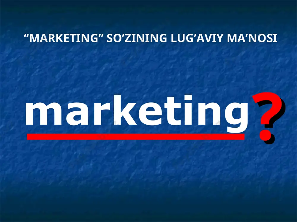 a 2003y. 3.eriashvili n. «marketing» moskva 2000y. 4.kotler f. «osnovы marketinga» 1998y. 5.g’ulomov s. «marketing asoslari»toshkent 2002 y. 6.qosimova m.«strategik marketing»toshkent 2004y. 7.yusupov m. «marketing» toshkent 2001y. 8.davlyatova g. «marketing» fanidan muammoli ma’ruzalar matni. 2006-2007y. 9. www.4p.ru foydalanilgan adabiyotlar: e’tiboringiz uchun rahmat!