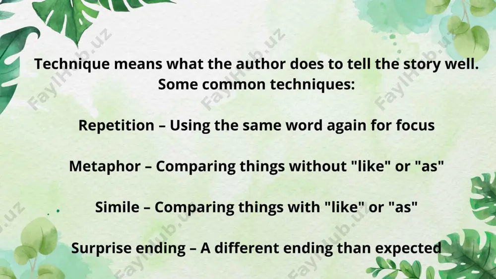 writing style and technique of an author in literature - Page 4