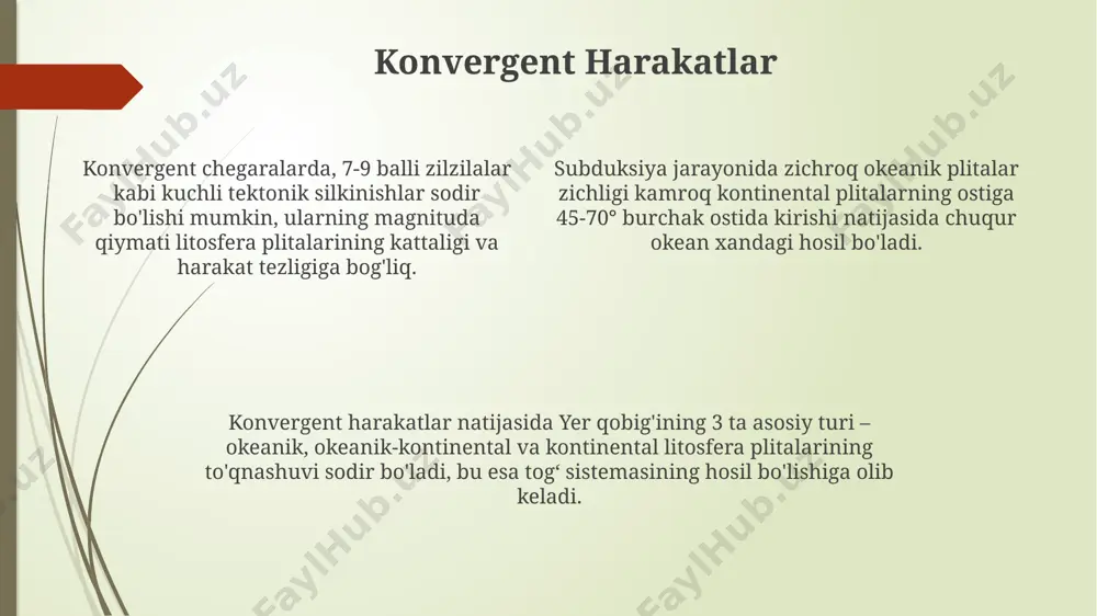 tektonik harakatlar va ularning turlari - Page 4