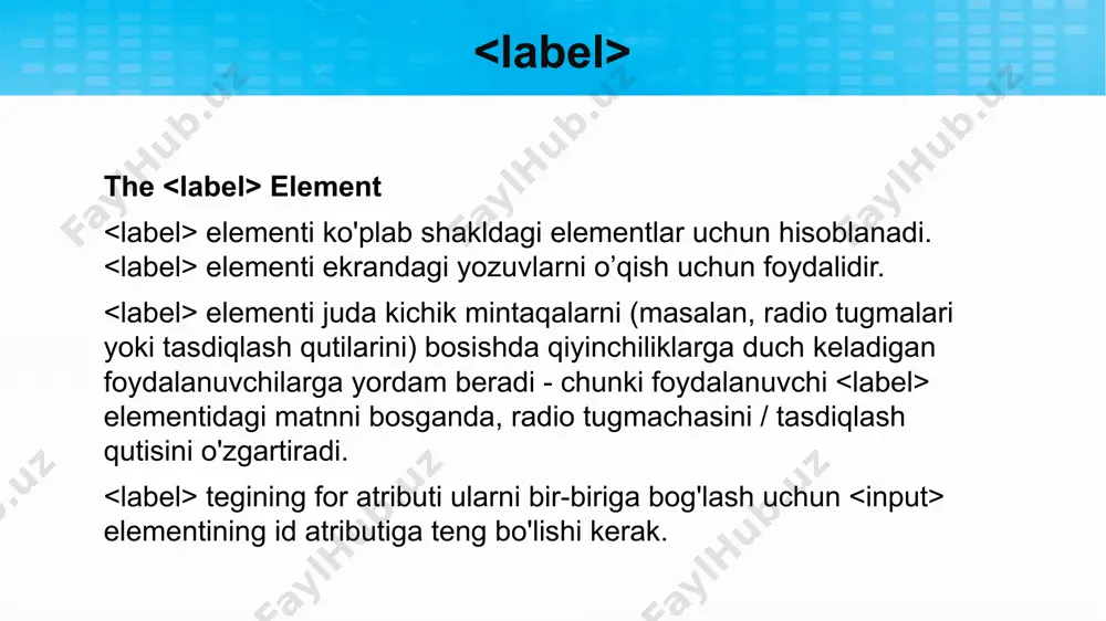 html forms - Page 5