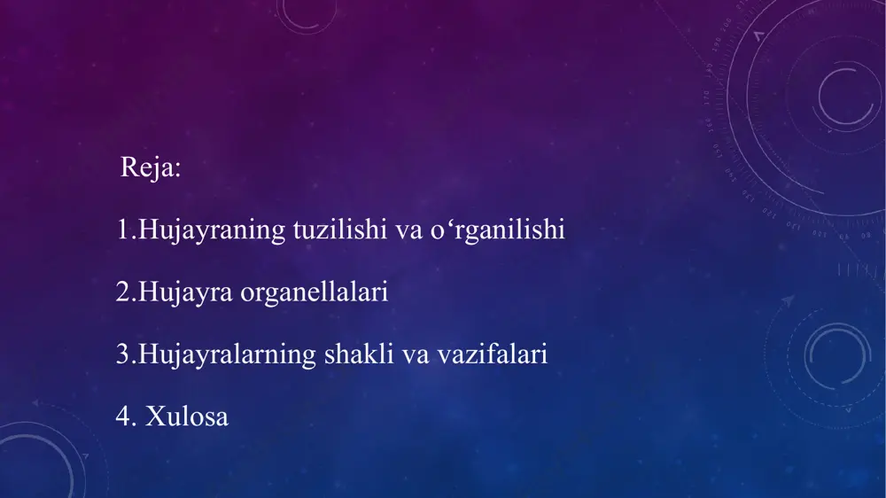 hujayra va organoidlarning morfologik jihatdan tuzilish asoslari - Page 2