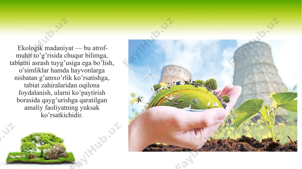ekologik madaniyatning shakllanishi oila, mahalla, jamiyat - Page 4