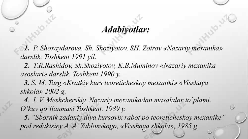 kesishuvchi kuchlar sistemasi - Page 2