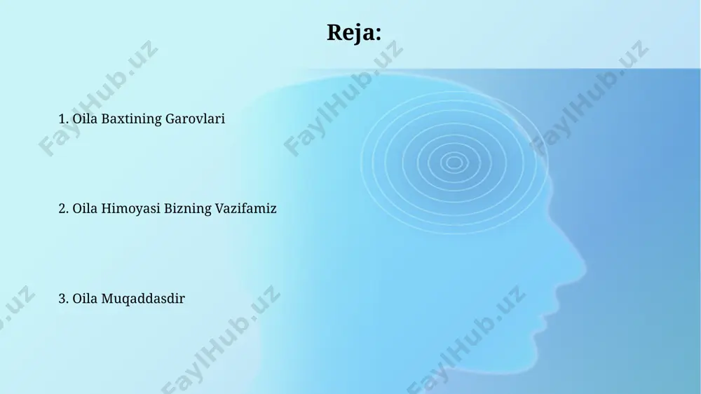 uni ko'rsatdi. oilaviy psixologlar muammoni hal qilish uchun faol tinglashni tavsiya etadilar. oilaviy byudjet rejalashtirishining etishmasligi, 2021-yilgi buxoro viloyati ma'lumotlariga ko'ra, moliyaviy muammolarga va oilaviy janjallarga 45% sabab bo'ladi. shaffoflik va birgalikda qaror qabul qilish muhim. farzand tarbiyasi фарзанд тарбиясида диний таълимотнинг аҳамиятини ошириш бўйича самарқанд вилоятида ўтказилган анжуманда 250 дан ортиқ имом-хатиблар иштирок этиб, шахсга йўналтирилган ёндашувга асосланган тарбия услубларини муҳокама қилишди. фарзанд тарбиясида ота-онанинг 70% ҳиссаси, яъни асосий масъулият уларга юклатилиши, 2023 йилдаги тадқиқотлар натижалари билан ҳам тасдиқланган бўлиб, бундай масъулиятни англаш тошкент шаҳридаги оилавий маслаҳат марказларида ҳам мунтазам муҳокама қилинади. oila a'zolarining sog'lig'i farg'ona vodiysida o'tkazilgan so'rovnoma natijalariga ko'ra, 50 dan ortiq aholi punktlarida yashovchi 1000 nafar kattalarning 40% muntazam ravishda jismoniy mashqlar bilan shug'ullanmaydi, bu esa umumiy sog'liqqa tahdid soladi. samarqand viloyatida 2022-yilda o'tkazilgan tadqiqotlar shuni ko'rsatdiki, bolalarning 15% gacha ovqatlanishdagi muvozanatsizlik tufayli kaltsiy etishmovchiligi bilan og'riydilar, bu esa suyak sog'lig'iga salbiy ta'sir qiladi. oilaviy qadriyatlar …