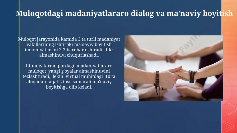 muloqot jarayonida ma'naviy madaniyatni shakllantirish - Page 4
