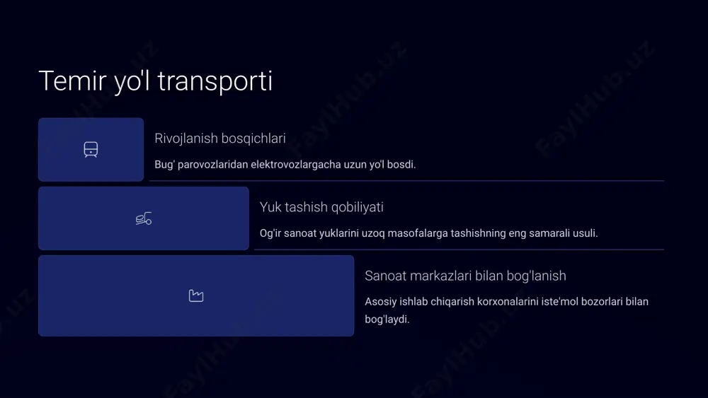 jahon transporti turlarining rivojlanishi - Page 5
