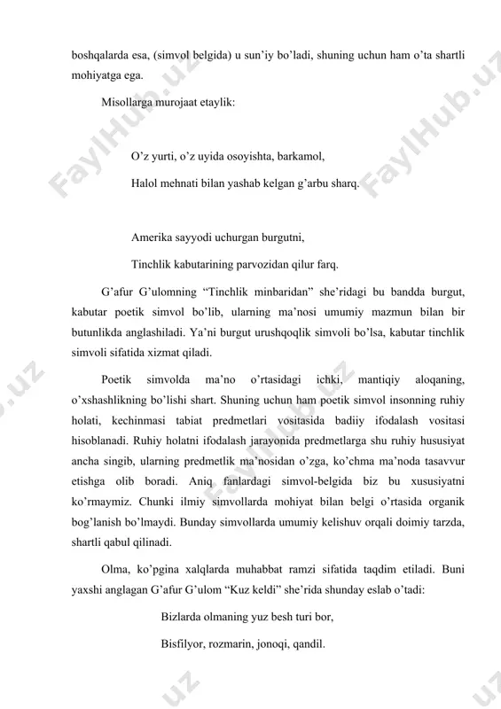 ri bor, bisfilyor, rozmarin, jonoqi, qandil. olma taqdim etmoq – muhabbat ramzi, olma bilan ochilar qancha to’la dil. olmaning ramziyligi haqidagi eng qadimgi motiv gomerga borib ulanadi. olma otish manbalarda ko’rsatilishicha, xorazm o’zbeklarida arab istilosiga qadar ham mavjud bo’lgan. olma otish asosan, qizil gul bayrami vaqtida o’tkazilgan. olmani gul bilan qo’shib, faqatgina sevishganlargina emas, balki unashtirib qo’yilgan qiz yigitlar ham bir-biriga otishgan. keyinchalik ramazonning ikkinchi kuni olma otish marosimi o’tkazish urf bo’lgan. bunda qiz o’z dugonalari va yangasi bilan qishloq yaqinidagi buloqqa borib arg’imchoq uchgan. oldindan kelib daraxtlar ortiga yashirinib olgan. yigitlar sevgan qizlariga olma, turli xil shirinliklar otishgan. xalq urf-odatlaridagi bu an’anaviy ramziylik ertak va dostonlarga, qo’shiqlarga o’tgan. “toxir va zuxra” ertagida tasvirlanishicha podshox va vazir farzandlari yo’qligidan juda ko’p iztirob chekishgan. ular bu – “farzand dog’i”ga chidamay, ov bahona tog’larga bosh olib ketadilar. yurib-yurib bir go’zal boqqa borib qolishadi. bir nuroniy chol ularning xaftaliklarini sababini surishtiradi. ular o’z …