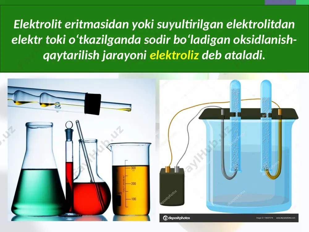 elektroliz va uning amaliy ahamiyati. 9 - sinf - Page 3