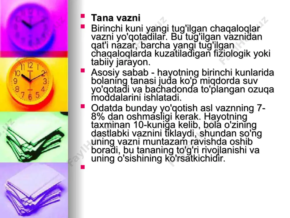 bilan bog'liq. agar ikkinchi haftaning oxirigacha siydik rangi normal holatga qaytmasa, shifokor bilan maslahatlashish kerak. fiziologik sariqlik tug'ilgandan keyin taxminan 2-3 kun o'tgach, bolaning terisi sarg'ish rangga ega bo'lishi mumkin. yangi tug'ilgan chaqaloqlarning bu fiziologik chegara holati bolalarning taxminan 70% da kuzatiladi. bu ba'zi fermentlarning to'liq quvvat bilan ishlamasligi va bilirubinning tanada to'planib, terini bo'yashiga bog'liq. bolaning siydigi va axlati bir vaqtning o'zida odatdagi rangini saqlaydi. qoidaga ko'ra, sariqlik maydalangan hayotning 14-kuniga kelib yo'qoladi, u davolanishni talab qilmaydi. ammo agar bola juda ozg'in, letargik, passiv bo'lsa, darhol pediatrga murojaat qilishingiz kerak, chunki bu yangi tug'ilgan chaqaloqlarning maxsus fiziologik holatiga xos emas, primordial sariqlik. jigar funktsiyasi buzilganligini ko'rsatadigan belgilar: sariqlikning tug'ilgandan keyin darhol paydo bo'lishi. sariqlikning boldir, qoʻl va oyoqlarda tarqalishi. icterus 2 haftadan ortiq davom etadi. rangi oʻzgargan stul. oziq emas. ovqatlanish tashvishi. qichqiriq. shish. isitma va titroq. bolaning zaifligi va letargiyasi.