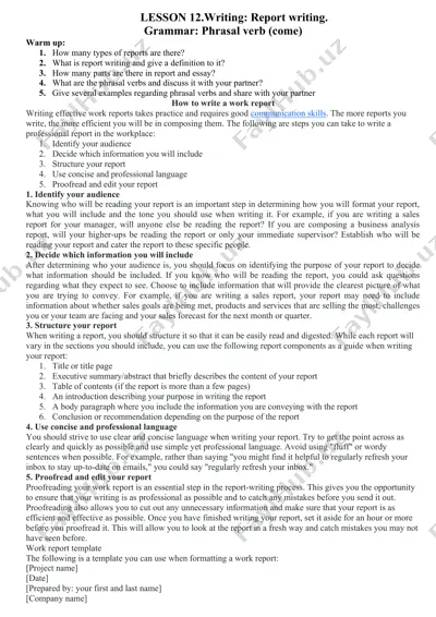 report writing guidelines — DOCX