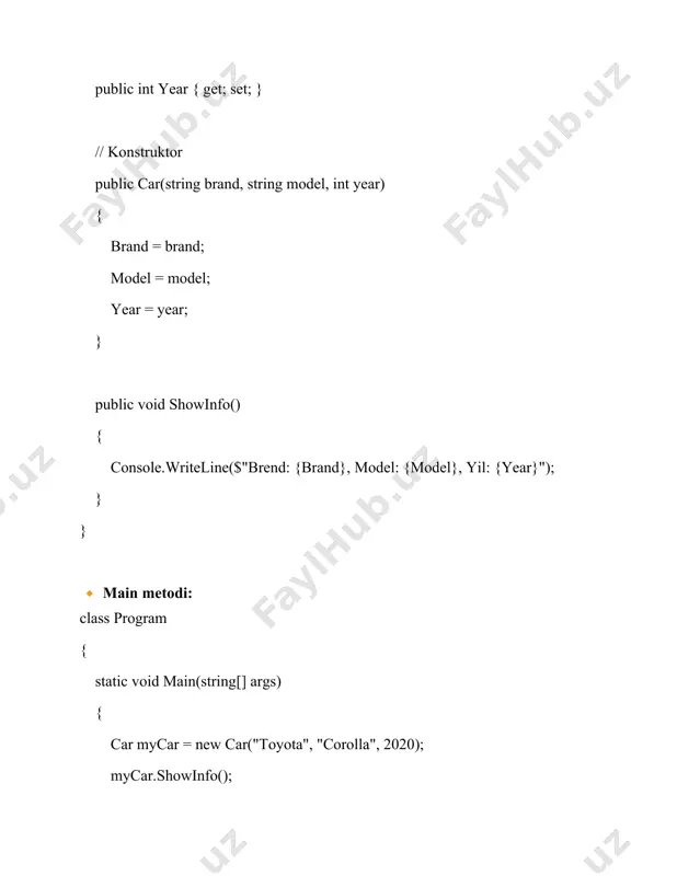 sinflar va obyektlar - Page 3