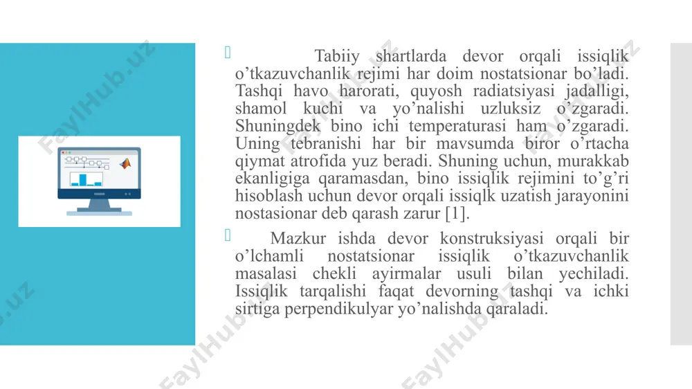 nostasionar issiqlik o‘tkazuvchanliktenglamasi - Page 3
