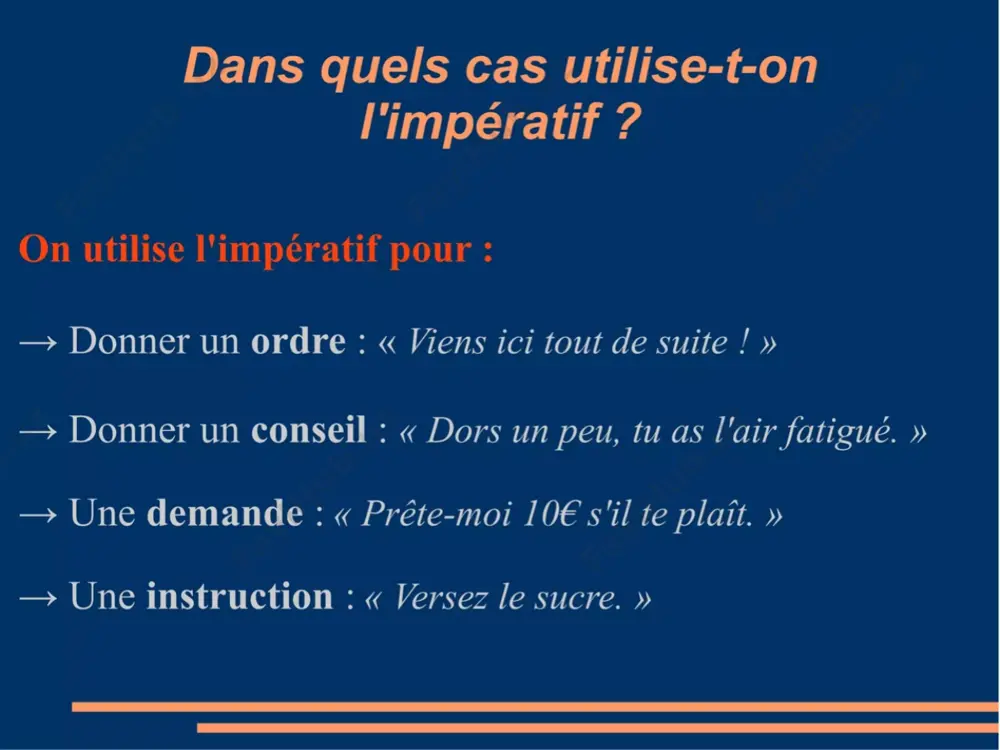 grammaire: mode impératif. la négation. - Page 2