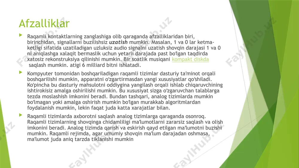 atta hajmdagi ma'lumotlarga nisbatan qo'llaniladi. bugungi kunda soliqlarni to'lashdan bo'yin tovlash, sohadagi firibgarliklari va ma'lumotlarni saqlash, qayta ishlash, tahlil qilishning hozirgi holatida milliy hamda xalqaro darajada bir muncha muammolar mavjud. misol uchun, soliq, adliya tarmoqlari (tax justice network) tashkilotining 2020-yilgi hisobotida soliq firibgarligi va soliq to'lashdan bo'yin tovlash natijasida butun dunyo davlatlari yiliga 427 milliard aqsh dollari miqdorida ziyon ko'rishmoqda. birgina aqshning o'zi har yili soliq to'lashdan bo'yin tovlash tufayli 188,8 milliard dollar yo'qotadi, xitoy va yaponiyaning bu boradagi yillik zararlari tegishli ravishda 66,8 va 46,9 milliard dollarni tashkil etyapti. image1.png image2.png image3.png image4.png image5.png image6.png /docprops/thumbnail.jpeg