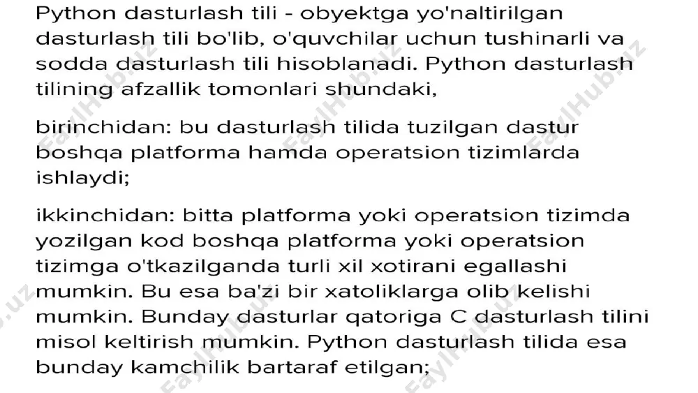 python dasturlash tili - Page 3