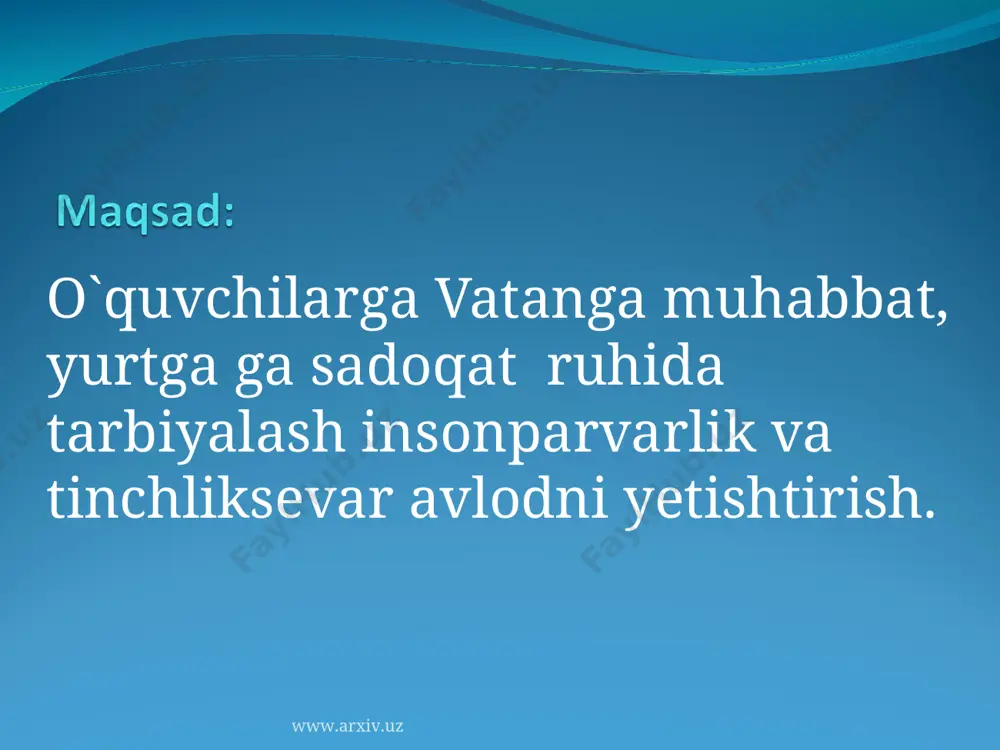 mardlar qo`riqlaydi vatanni dars ishlanma - Page 2