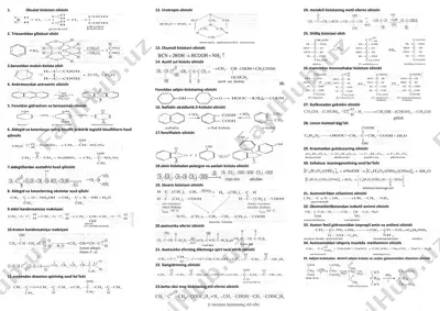 reaksiya to‘plami — PDF
