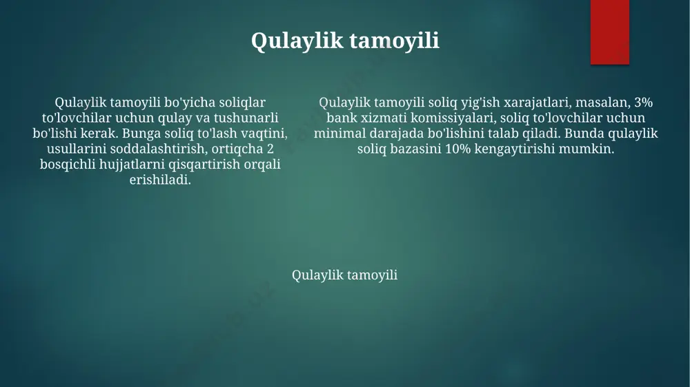 soliqlar turlari, soliqlar prinsipi - Page 5