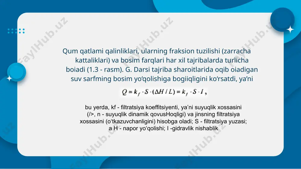 yer osti suvlari dinamikasi asoslari - Page 5
