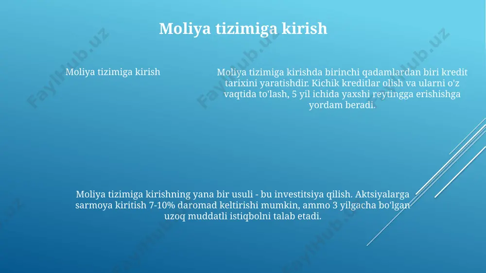 moliya tizimi va moliyaviy siyosat - Page 5