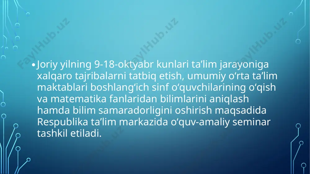 o'quvchilarning talentlari baholashtirish dasturi - Page 5
