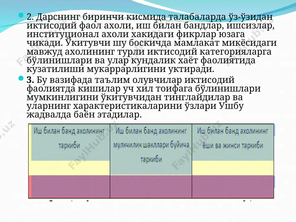 ахолини иш билан таъминлаш ва меҳнат бозори - Page 3