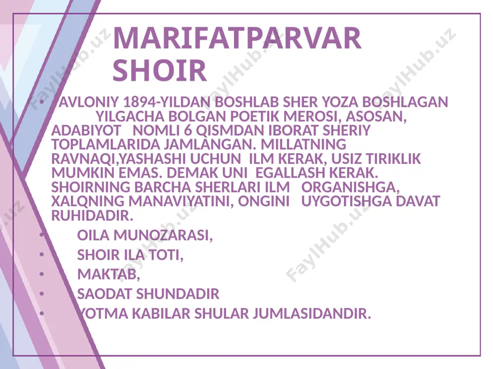 abdulla avloniy: hayoti va ijodi - Page 3