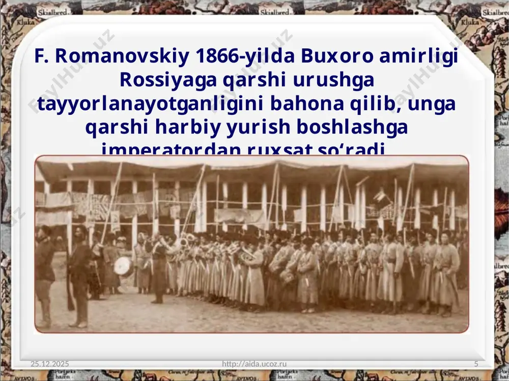 buxoro amirligiga qarshi harbiy harakatlarning boshlanishi 9 -sinf - Page 5