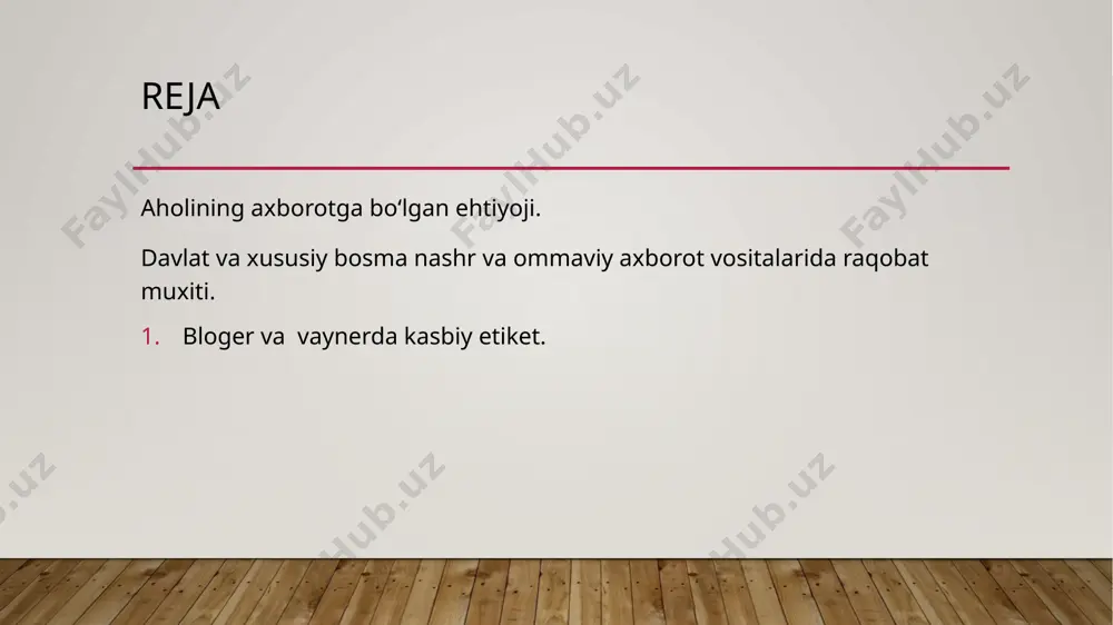 korligini ta’minlashga qaratilgan kommunikativ funksiyalarini amalga oshirishdagi katta mas’uliyatini belgilaydi. birinchi navbatda ijtimoiy mehnat taqsimoti tizimida shakllanganlar. aslida, bu shaxs, guruh, tashkilotning turli xil ijtimoiy sub’ektlarning real hayot sharoitlariga muvofiq jamiyatda shakllanishi kerak bo’lgan xattiharakatlari uchun javobgarlikdir. mediasavodxonlik va axborot madaniyatining hayotimizga chuqur kirib borishi tufayli axborot hajmi ham oshdi va bunday global jarayonda jurnalistika ommaviy demokratik muloqotning eng yaxshi kafolati hisoblanadi. muloqotning bu turi inson huquqlarini amalga oshirishning asosiy omili hisoblanadi. xx asrning 90-yillarida istiqlolga erishgan davlatlar mustaqil taraqqiyot yo‘lini yaratish bilan bir vaqtda tobora avj nuqtasiga ko‘tarilayotgan globallashuv jarayonlari talablariga moslashishga majbur edilar. globallashuv hodisasiga shu qadar ko‘p ta’rif berilganki, ular qanchalik xilma-xil bo‘lmasin, barchasida bir katta haqiqat – globallashuv – umumlashuv, yaxlitlashuv, o‘zaro aloqadorlik va hamkorlik ekanligi u yoki bu ko‘rinishda, shakl-shamoyilda ta’kidlanadi, takrorlanadi. yana bir haqiqat – globallashuv, keng ma’noda olib qaralganda, ko‘proq axborot globallashuvida o‘z ifodasini topmoqda. aslida ham madaniy kelib chiqishi bir-biriga o‘xshash – …