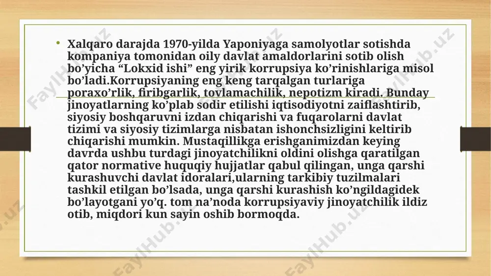korrupsiya va uning oqibatlari - Page 5