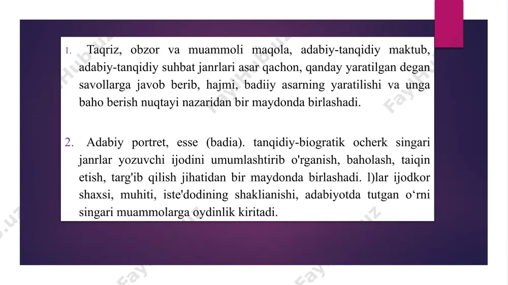 adabiy tanqid janrlari taqrizi - Page 3