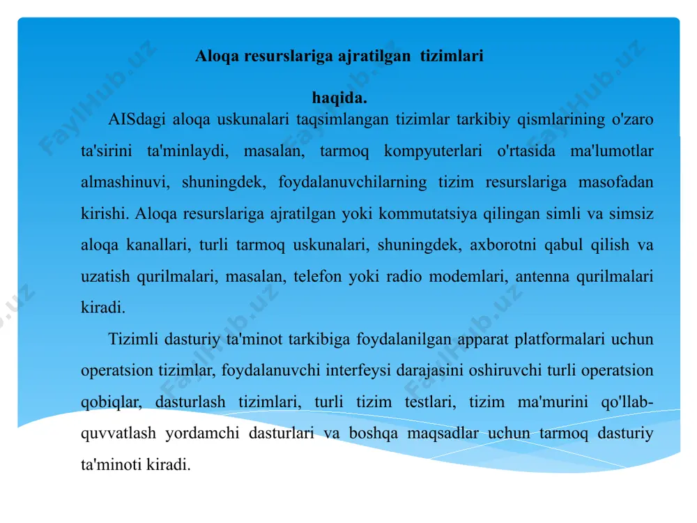 avtomatlashtirilgan axborot tizimlari va manbalari - Page 4