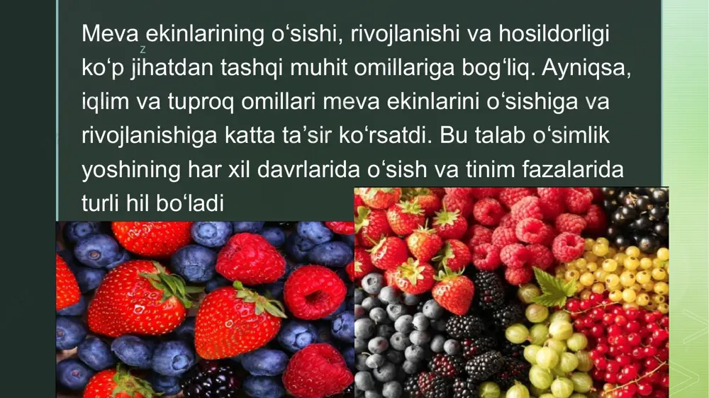 o-industrial yo’nalishda tashkil etayotgan hozirgi o’zbekiston sharoitida tuproq unumdorligini muhofaza qilishning huquqiy muammolarini o’rganish, ularning echimini topishda amaliyot materiallari asosida chuqur ilmiy-nazariy mushohadaga asoslangan takliflar ishlab chiqish, xulosalar berish zaruratini vujudga keltiradi. z z image4.jpeg image5.jpeg image6.jpeg image7.jpeg image8.jpeg image9.jpeg image10.jpeg image11.jpeg image12.jpeg image13.jpeg image14.jpeg image15.jpeg image16.jpeg image17.jpeg image18.jpeg image19.jpeg image20.jpeg image21.jpeg image22.jpeg image23.jpeg image2.png image3.png