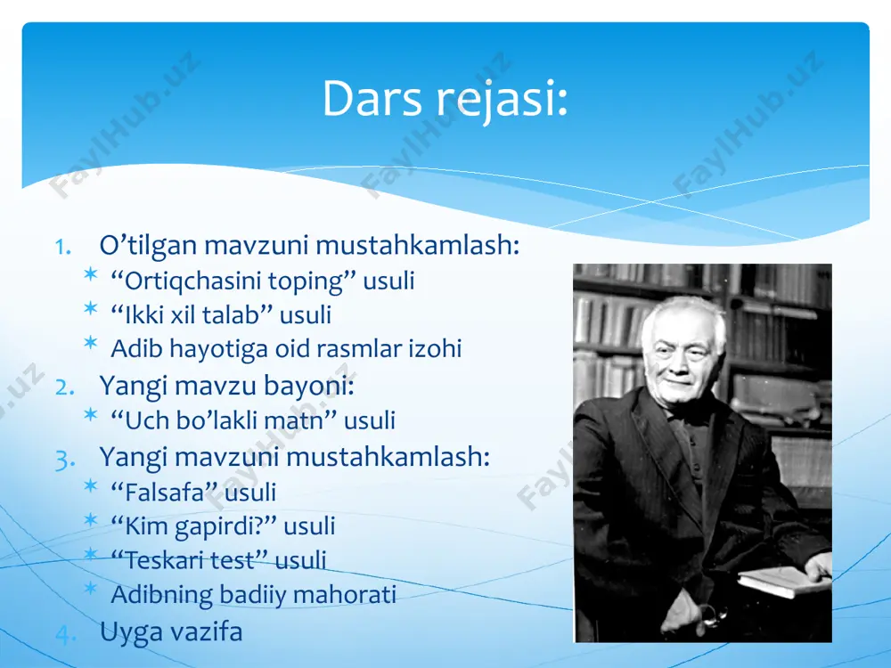 abdulla qahhor “o’g’ri’’ hikoyasi dars ishlanma - Page 3