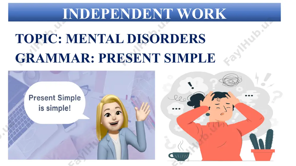 independent work on mental disorders - Page 2