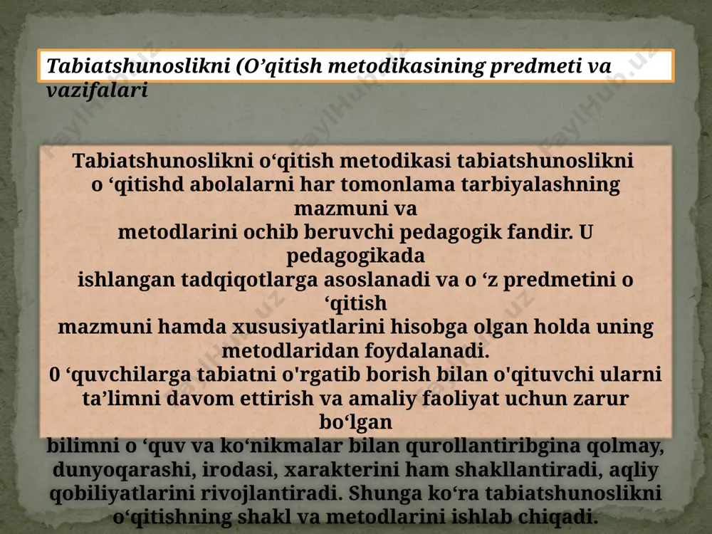 chi s.n.lisenkovaning xilma-xi didaktik topilmalarining tub mohiyatini yangi o'quv materialin ilgarilama o'rganish g'oyasi tashkil qiladi. bu g'oya asosid o'qituvchining bolalar bilan o'zaro harakati yotadi: sinfd psixologik birlik vaziyatni yaratish; har bir o'quvchi o'z shaxsin o'zi namoyon etishini ta’minlash; har bir metodik yondashu uchun o'ziga xos muloqot yo'lini tanlash; o'quvchilar tashabbusir zimdan boshqarib borish. u har bir o'quvchi qalbiga, ulam tushunib yetish didaktik usullari, tashkiliy shakllari orqali yo' topadi. darsdagi o'quvchilar faoliyatiga nafaqat o'qituvchi, balk o'quvchilar ham rahbarlik qiladi. awal a’lochi o'quvchi, so'ngr boshqa o'quvchilar ham o'qituvchi topshirig'iga binoan nima isl qilganini aytadi va qolgan o'quvchilarni ortlaridan ergashtiradilai bunday ≪izohli boshqaruv≫ o'quvchi maktab ostonasiga qadan qo'ygan kundan boshlanishi kerak bu masalani ijobiy hal qilish ilg'or tajribalar, yangi pedagogik texnologiyalarni izlash ularning didaktik imkoniyatlarini sinab ko'rgan holda amaliyotga tatbiq etishga bo'lgan hayotiy ehtiyojni oshirib yubordi. bundan kelib chiqadigan amaliy xulosa ta’limiy ilg'or yangiliklarni aniqlash, ularning jamg'armalarini tashkil etish, sinab ko'rish, pedagogik amaliyotga …
