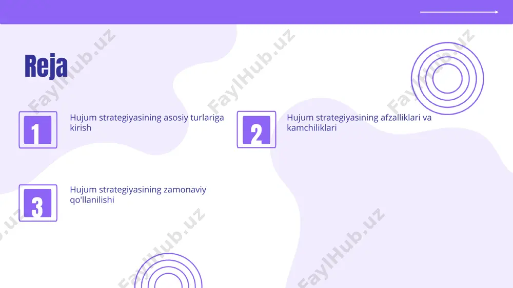 rqali raqibni zaiflashtirish. - o'zgaruvchan muhitda harakat qilish, strategik moslashuvchanlikni ta'minlaydi. - hujum strategiyalarining muvaffaqiyatli amalga oshirilishi uchun vaqtni to'g'ri tanlash va raqibning harakatlarini oldindan taxmin qilish muhim ahamiyatga ega. photo by linkedin sales solutions on unsplash hujum strategiyasining asosiy turlari: xavf va muammolar hujum strategiyalarining xavf-xatarlari hujum strategiyalarida xavflarni tahlil qilish muhimdir. ushbu jarayonda strategiyalarning kechikishlari va potentsial muammolarini aniqlash lozim. muammolarni aniqlash va ularni bartaraf etish yo'llari muammolarni hal qilish uchun innovatsion yondashuvlar va samarali strategiyalarni ishlab chiqish zarur. buning uchun amaliy choralar ko'rish lozim. hujum strategiyasining asosiy turlari: kelajakdagi tendensiyalar kelajakda hujum strategiyalarining rivojlanishi texnologiyalarning tez sur'atda o'zgarishi va global ijtimoiy-iqtisodiy sharoitlar bilan bog'liq. yangi texnologiyalar, masalan, sun'iy intellekt va katta ma'lumotlar, hujum strategiyalarini yanada murakkablashtiradi va ularning samaradorligini oshiradi. internet orqali ma'lumotlar oqimi va ijtimoiy tarmoqlar hujumchilarga yangi imkoniyatlar taqdim etmoqda. innovatsiyalar hujum strategiyalarining ijtimoiy va iqtisodiy jihatlarini ham o'zgartirmoqda. masalan, yangi texnologiyalar orqali hujumchilarning resurslari …